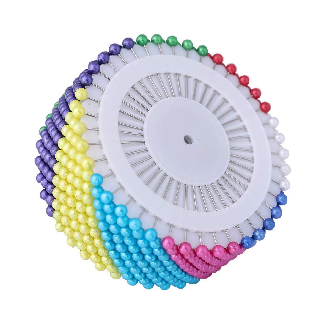 DIY Crafts 480 Pieces Glass Head Pins Boxed for Dressmaker with Pearlized Ball (Design # No 1, Pack of 480 Pcs) 1