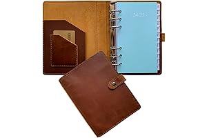 The 2024-2025 Weekly Leather Planner: A Classic Companion for Organization and Productivity