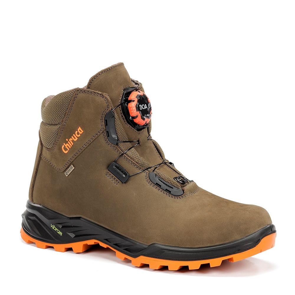 CHIRUCA - Bota Cares Boa Hi Vis - Cares Boa Hi 08 para: Hombre Color: 50 Kaki Talla: 44