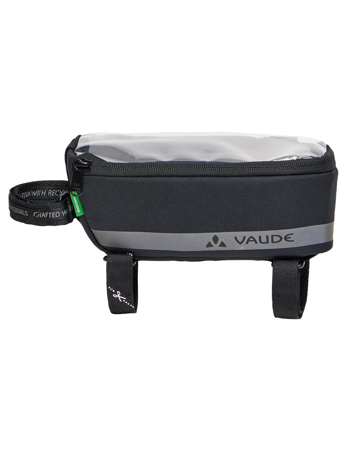 Vaude - Top Tube Phone Bag, Bolsas de Marco Unisexo, Black, Einheitsgröße -