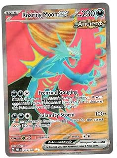 Pokemon - Roaring Moon ex 229/182 - Paradox Rift - Full Art - Ultra Rare - Single Card