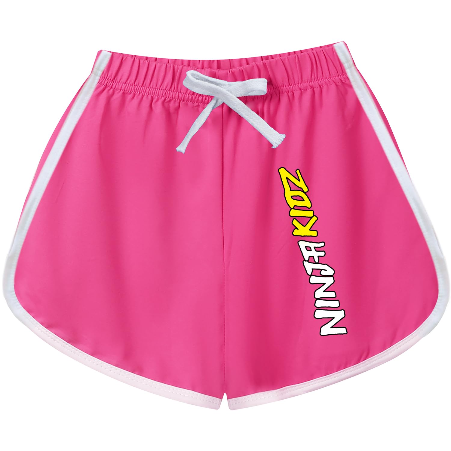 Forlcool Ninjas Kidz Merch Mädchen-T-Shirt, Sommer-T-Shirt und Shorts, Bekleidungsset, Uni, Kinder, 2-teiliges Outfit