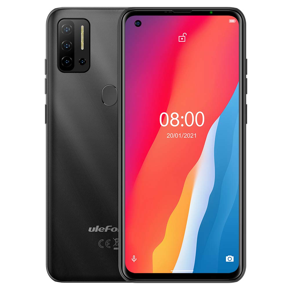 ulefone note 11p smartphone 8gb 128gb four camera 48mp black
