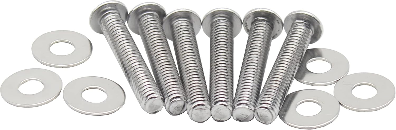 YHMOTO 4 Point Docking Hardware Kit for Harley Davidson Street Glide Electra Glide Road King Road Glide Touring 2009 2010 2011 2012 2013 (Chrome)