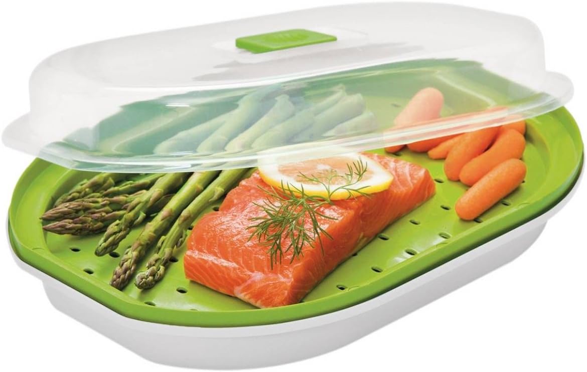 Prepworks Fish & Veggie Microwave Steamer Amazon.ca Home