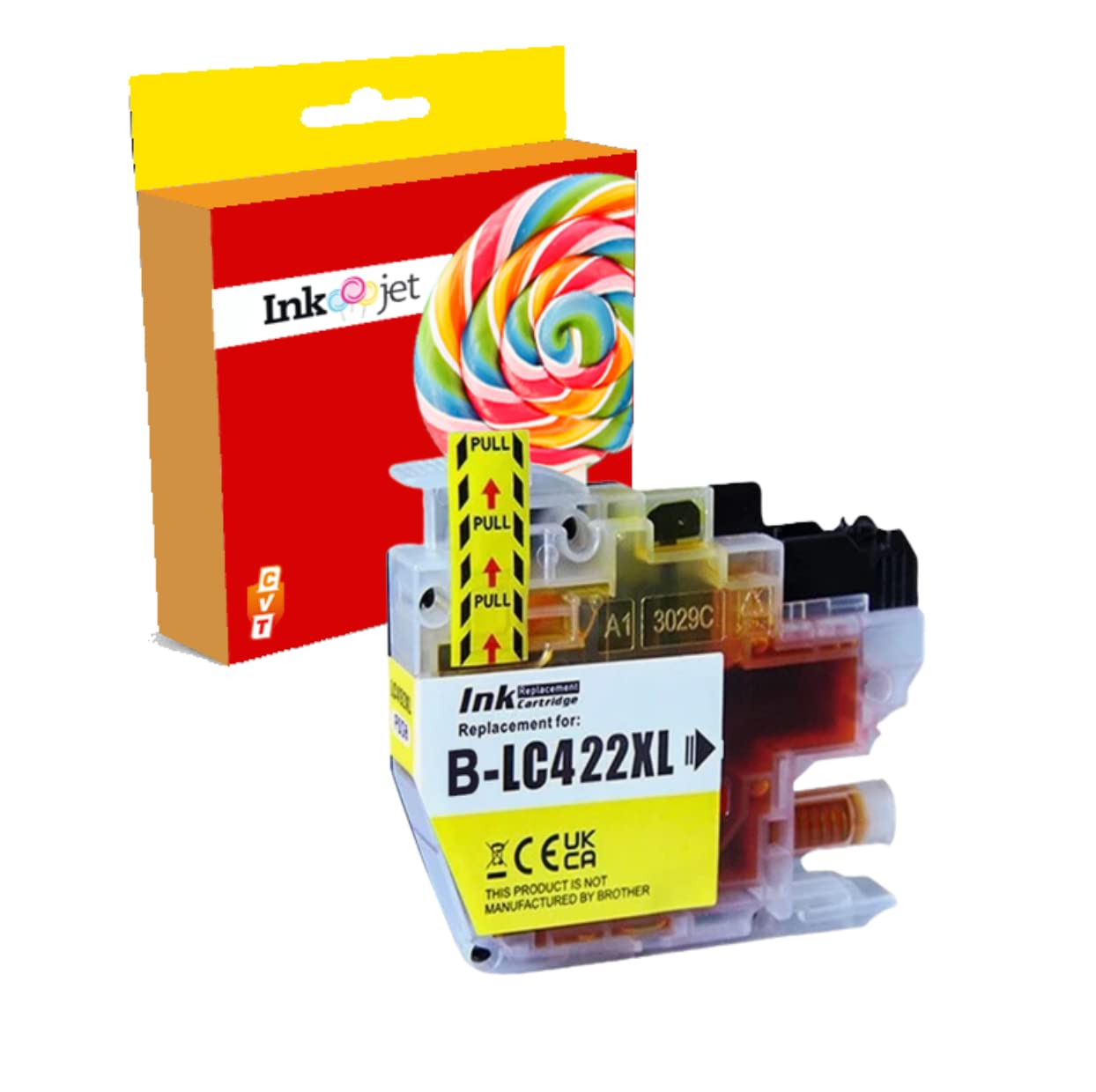 D&C Tintenpatronen Kompatibel Für Brother LC422 – 3er-Pack Schwarz, Ideal Für MFC-J Serie Drucker