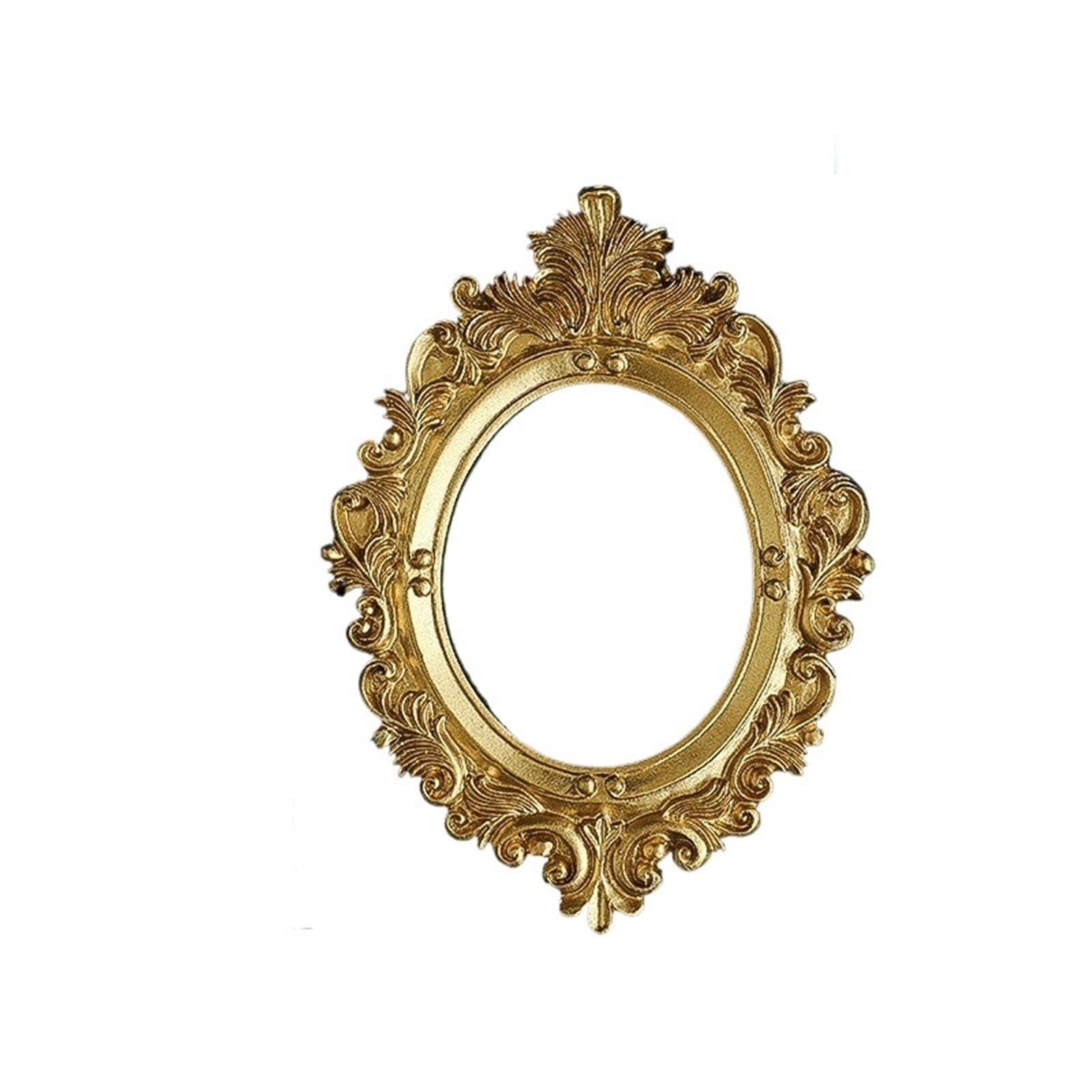 Picture Frames Golden Retro Photo Frame Decoration Home Photography Background Shooting Props(Type 1)