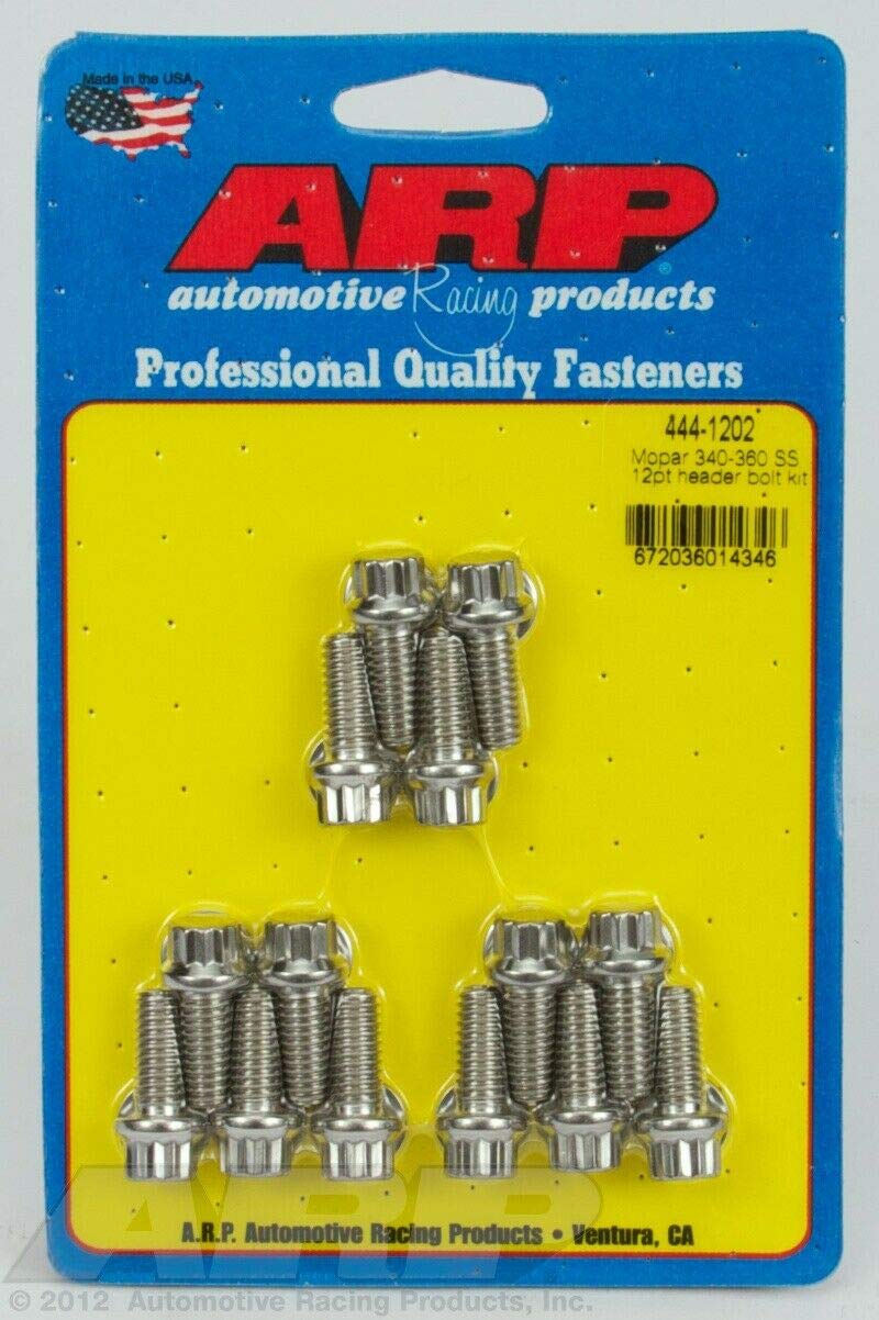 ARP 444-1202 Mopar 340-360 SS 12pt header bolt kit