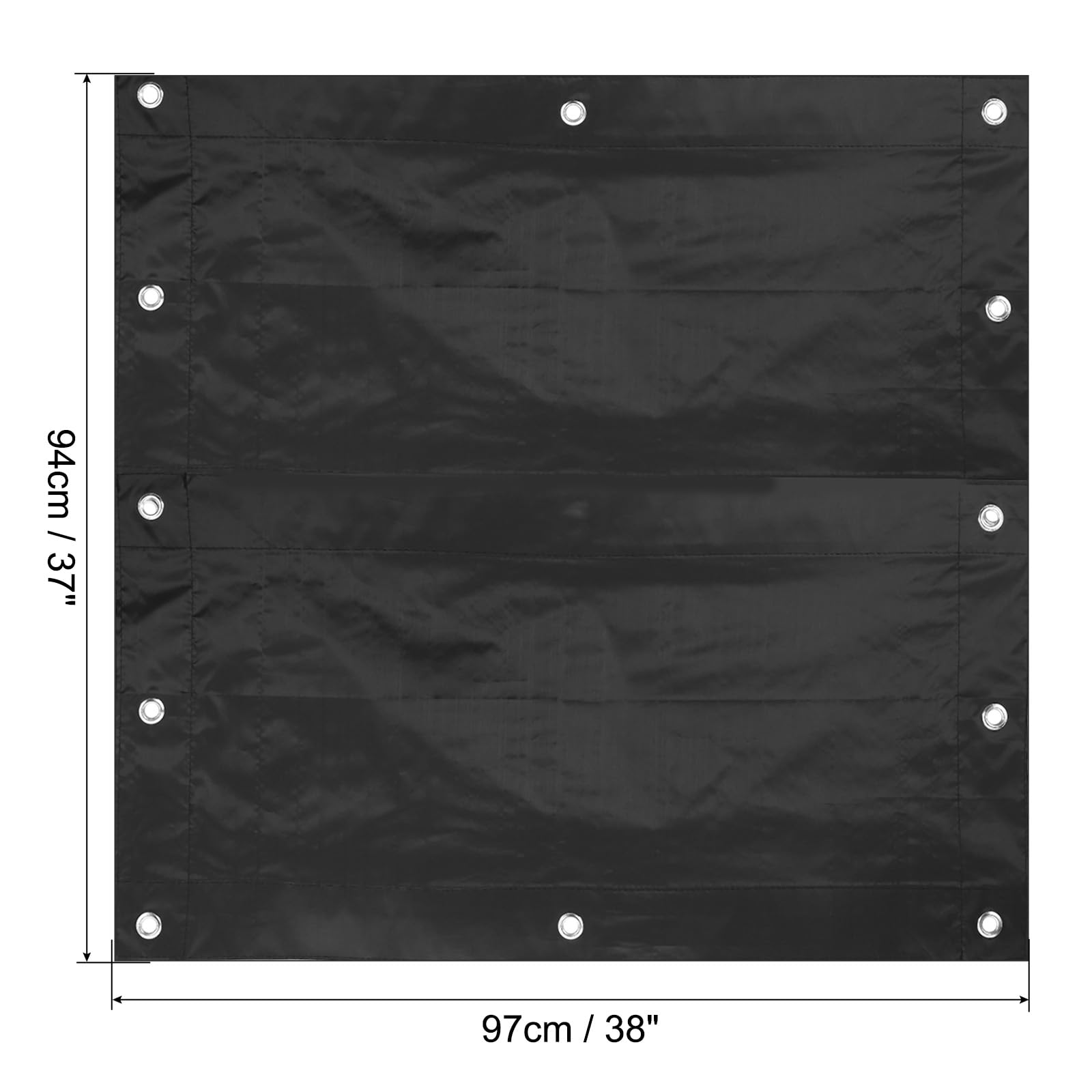 PATIKIL Nursery Blackout Curtain, 38" x 37" Blackout Blinds Temporary Room Darkening Shade with Suction Cups for Nursery Bedroom - Image 2