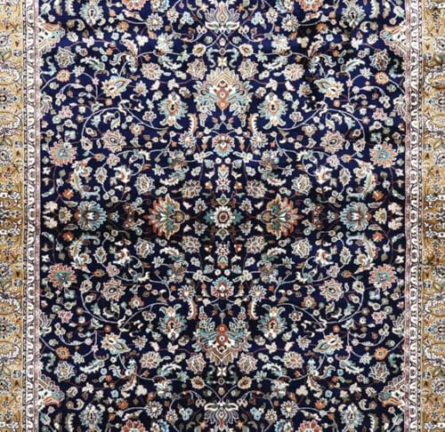 Image of Luxury Silk Carpet 5 x 7 FEET for Living Room or Bedroom, Made with Premium Silk, Perfect for Elegant Interiors Comfort and Timeless Design