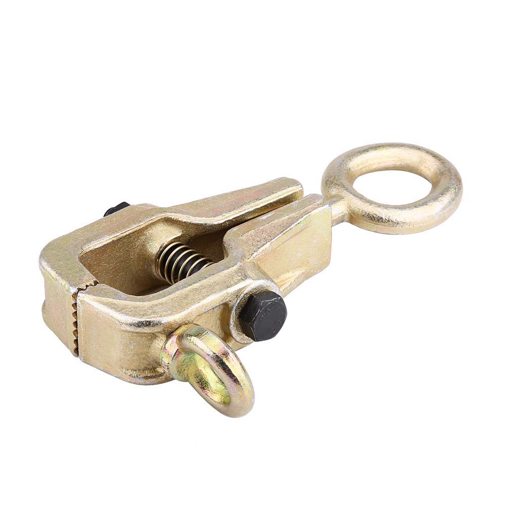 Pinza de tracción Pinza de tracción, 5 toneladas arriba y recto, marco de 2 vías, autoestimulante, asas de marco, clip de reparación de cuerpo automático