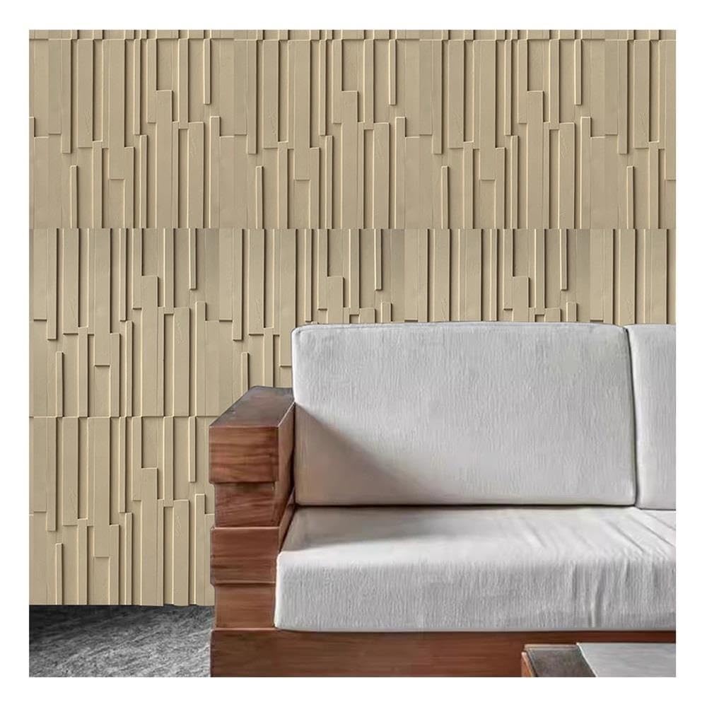 Pannelli murali 3D effetto pietra per interni, Rivestimento murale leggero