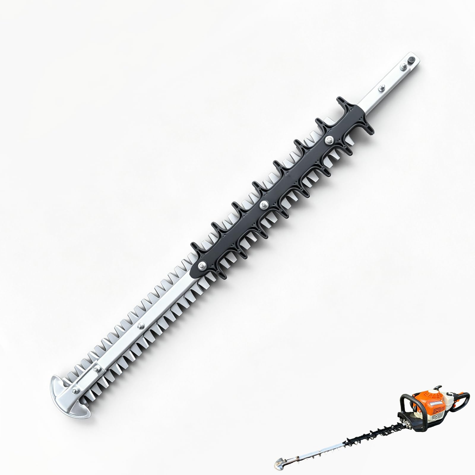 deawater Barra di ricambio in acciaio da 61 cm, set di lame per tagliasiepi Sthil HS81 HS81R HS81RC HS81T HS82T HS82R tagliasiepi 4237 710 6051