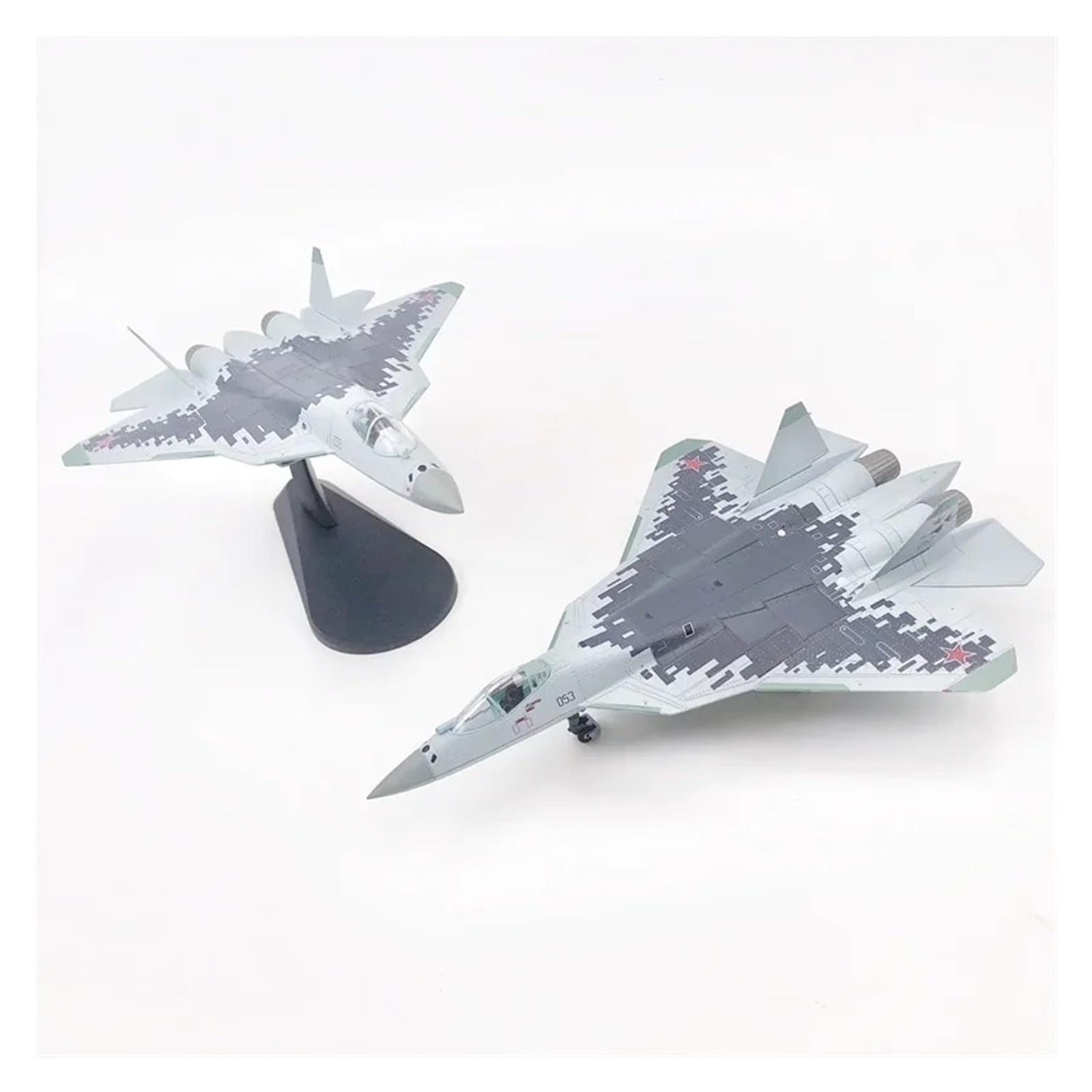 Modello Aeroplano Metallo SU-57 Russo Scala 1/100 | Collezione, Giocattoli Statici, Lega, Aereo Da Caccia
