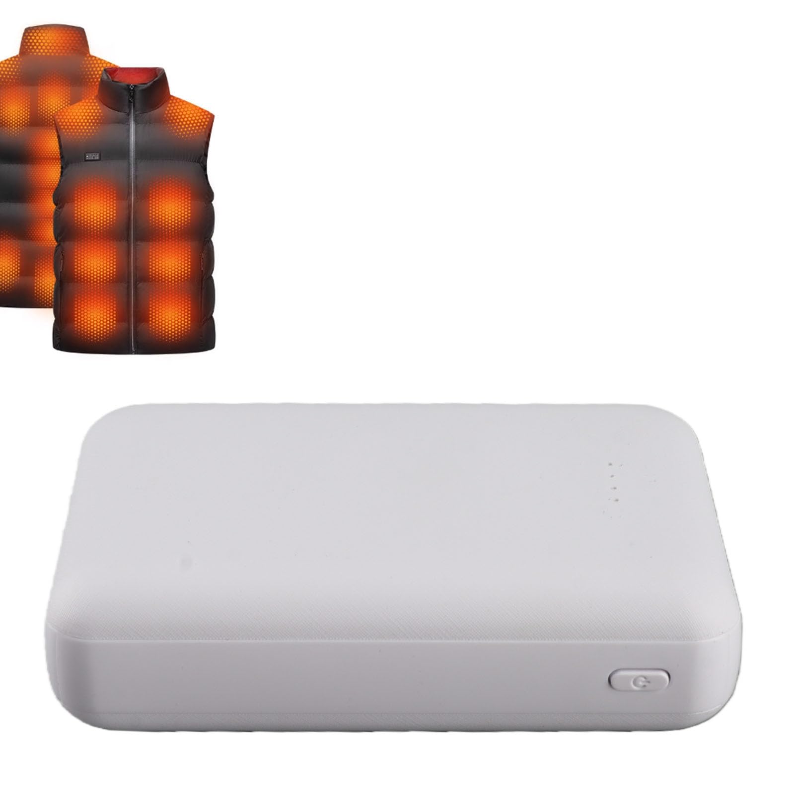 Banque d'alimentation pour vêtements Chauffants, Batterie Portable 20000mAh pour Gilets, Vestes et Pantalons
