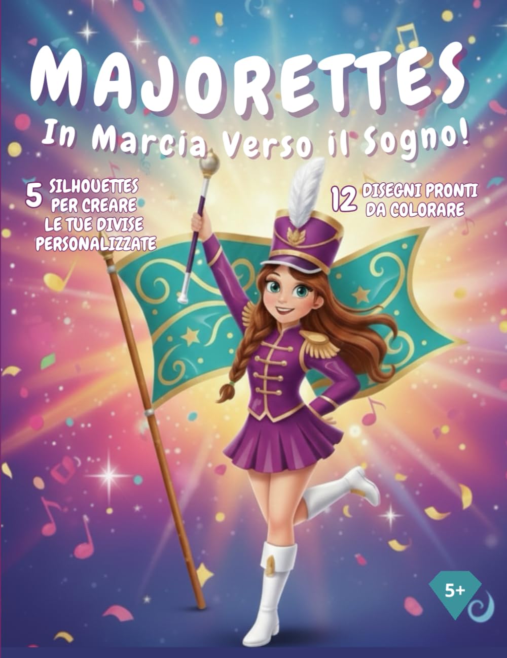 MAJORETTES In Marcia Verso il Sogno: disegni da colorare