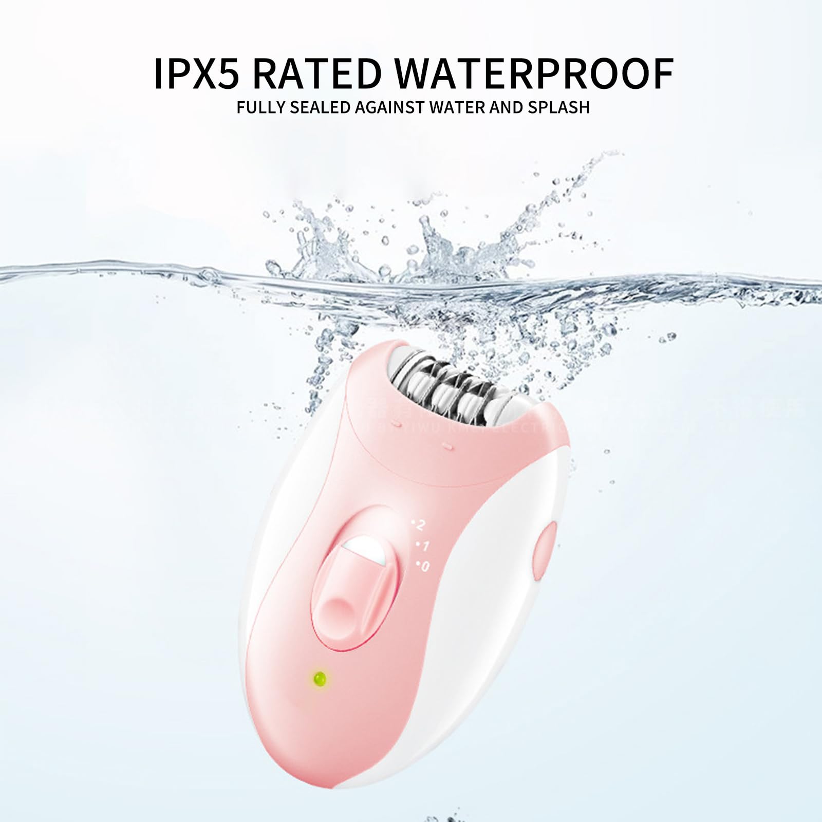 Epilators Hair Removal for Women, Smooth Glide Hair Removal Device with 32 Tweezers, 2 Speeds Epilator for Ladies, Cordless Hair Shaver for Women Legs/Face/Bikini/Arms