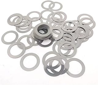Ctongrun-Washers M9 M10 M12 M13 M14 M15 M16 M17 M18 M20 M22 M25 M30 M35 M40 Stainless Steel Ultra Thin Flat Washer, 10 Pcs, Good Corrosion Resistance
