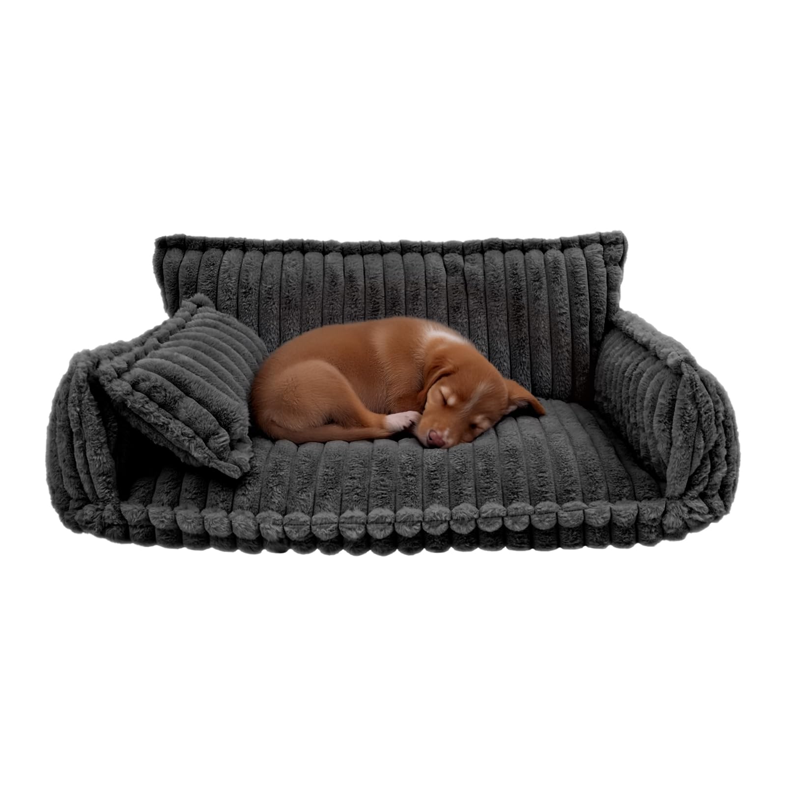 Cama ortopédica para gatos, 100 x 67 x 40 cm, con cojín para mascotas | Cama para gatos para interiores, sofá para gatos, sofá para casas, salón, dormitorio y balcones