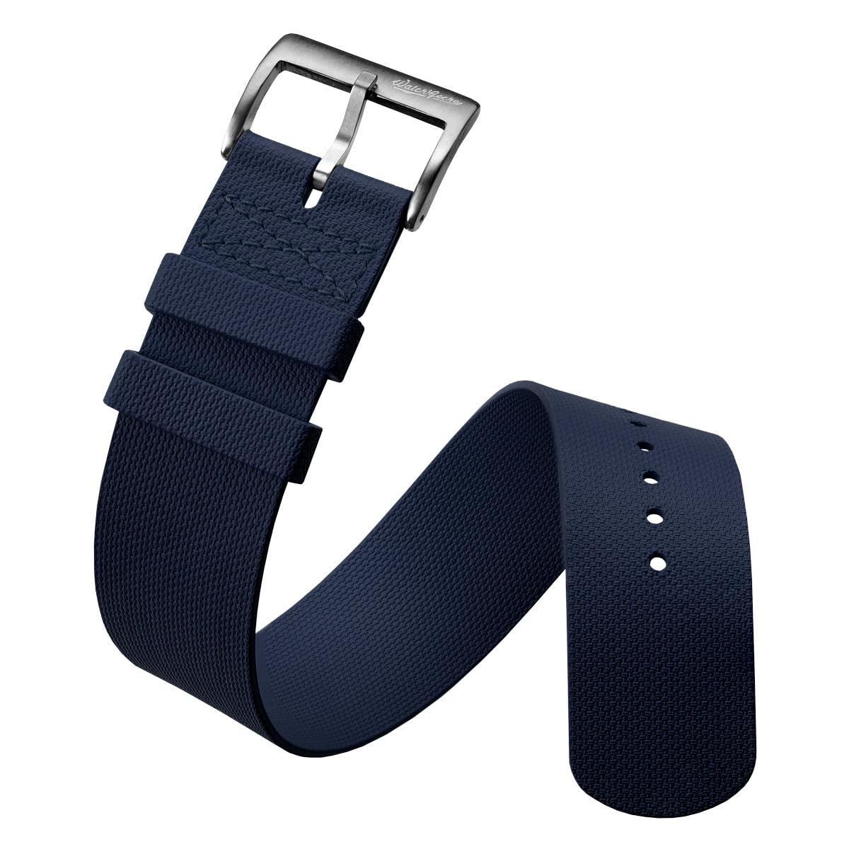 WatchGecko TidalPass - Cinturino in gomma per orologio militare britannico, impermeabile, versatile ed elegante, da indossare in 2 modi