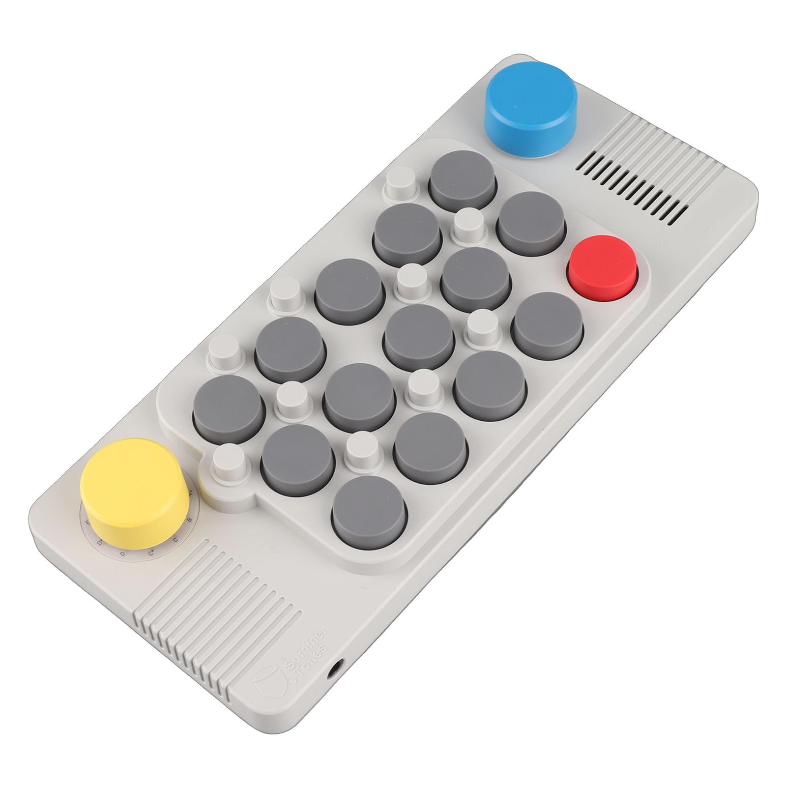 AMONIDA Piccola Tastiera Musicale, Tastiera Elettronica con 20 Suoni di Strumenti, Organo Portatile Ricaricabile con Jack per Cuffie da 3,5 Mm, Ideale per Giocattoli Musicali per Bambini