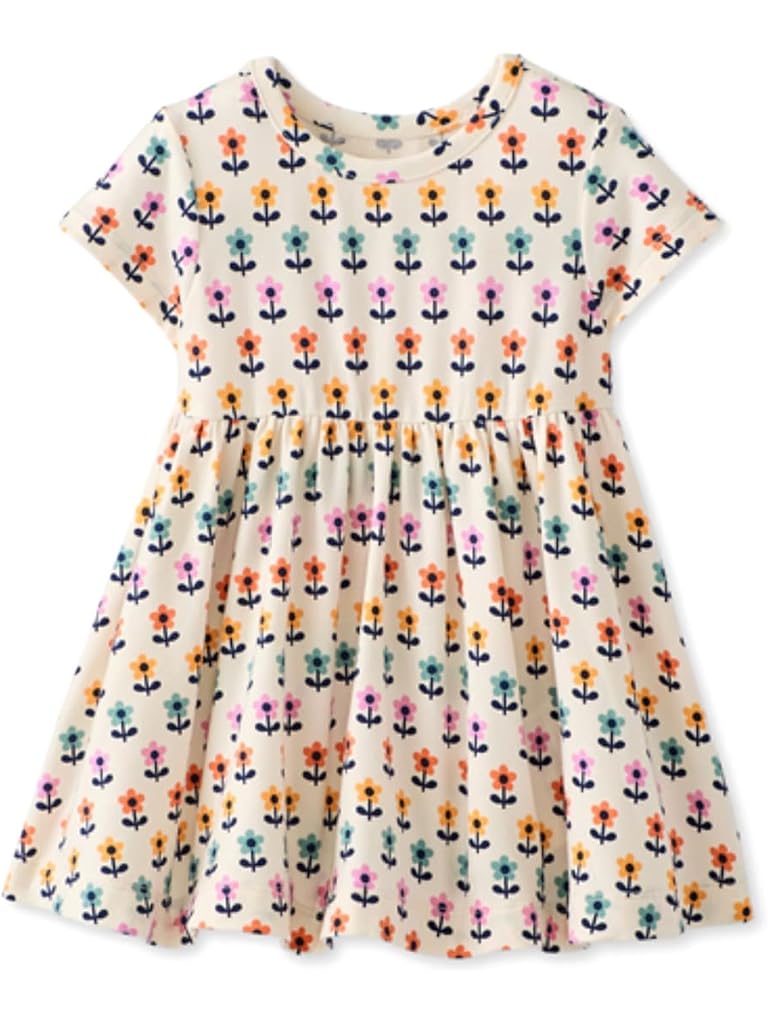 White Hanna Andersson Playtime Dress in HannaSoft™ (Infant/Toddler)