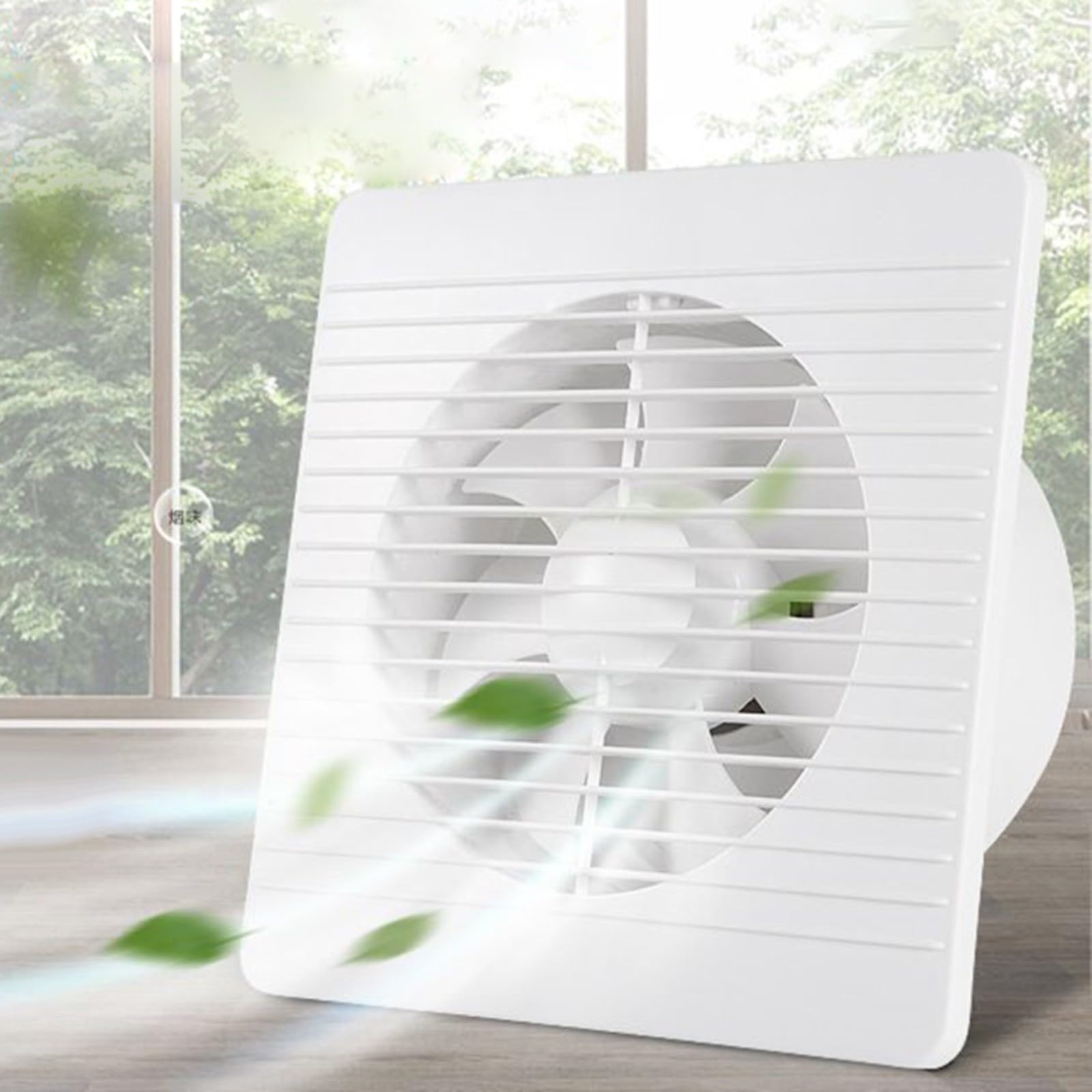 Potente extractor de pared de 6 pulgadas para baño, cocina y oficina, ventilador extractor de ventanas para cocina, techo, solución de ventilación silenciosa y eficiente