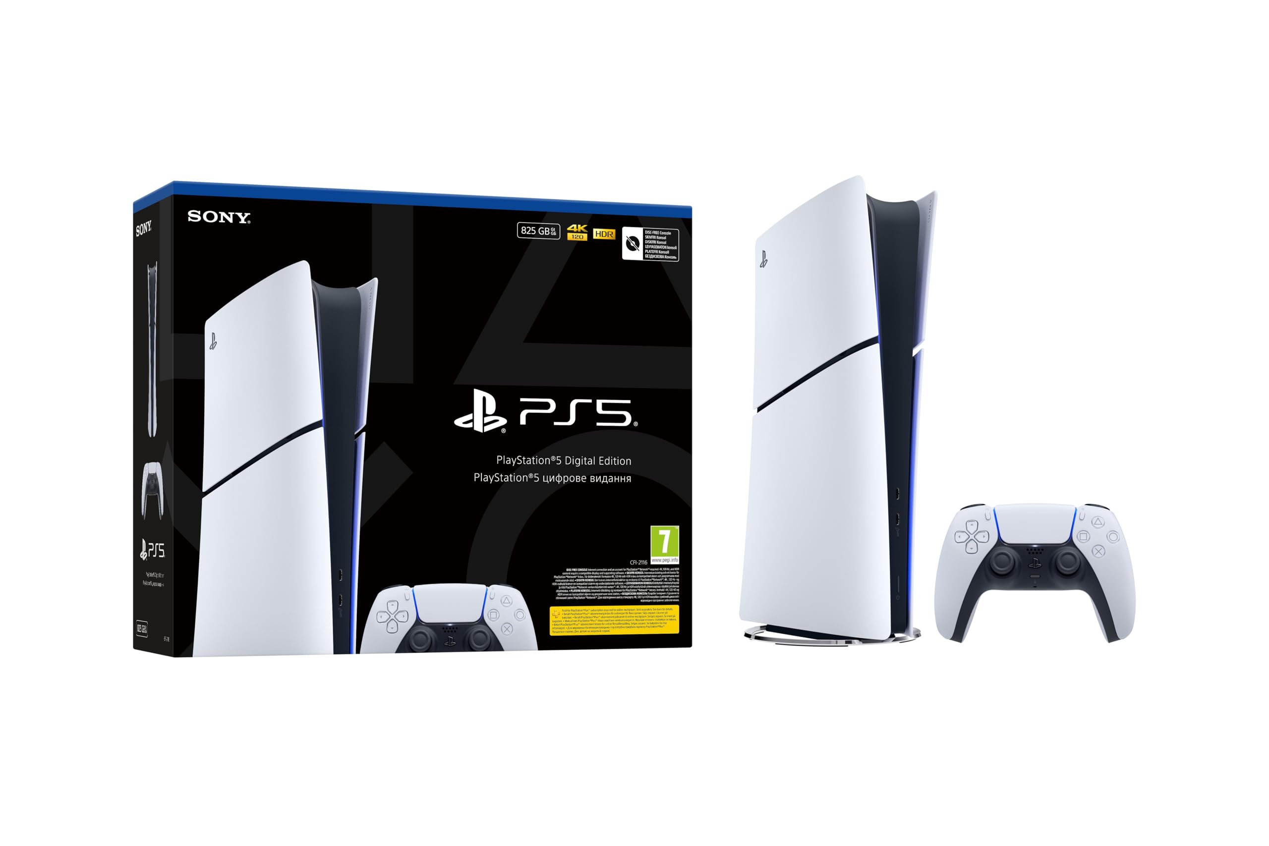 PlayStation 5 Slim Digital Edition (E-chassi) 825GB