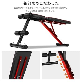 Amazon.co.jp: OneTwoFitトレーニングベンチ ベンチプレス台