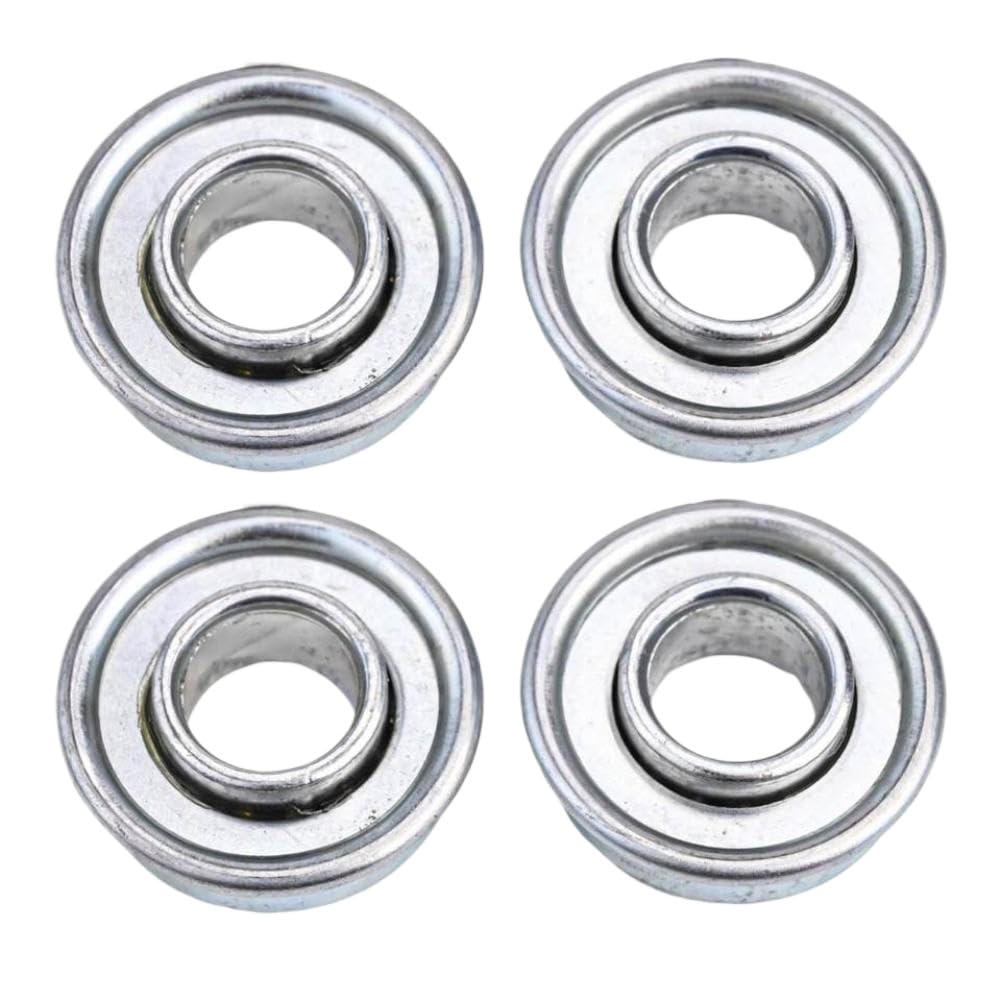 Paquet de 4 roulements de roue 12,7 mm x 28,6 mm pour tondeuses à gazon et outils de jardin