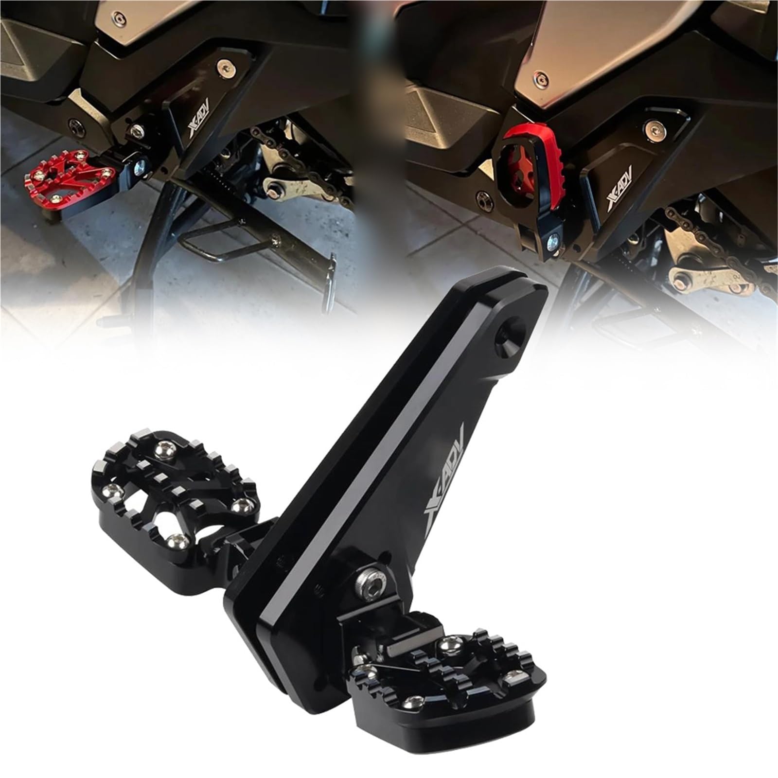 Pour Honda X-ADV 750 X ADV 750 XADV750 XADV 750 2021 2022 Accessoires De Moto Repose-Pieds Arrière Pliants Repose-Pieds Passager Accessoires (Color