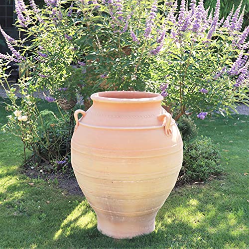 Palatina Werkstatt Terracotta Amphore Cassia 100cm - 100% handgefertigtes...