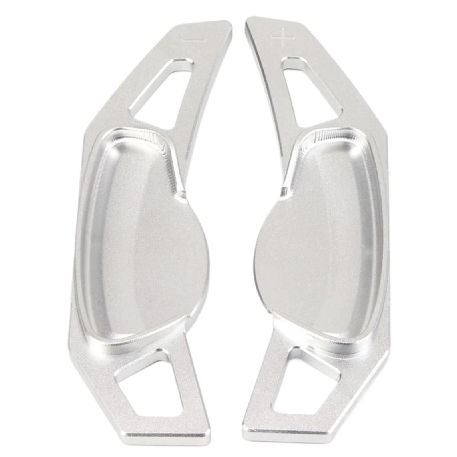 Uieowhn Silver Car Steering Wheel Shift Paddles For Smart For 451 453 Fortwo Forfour Car Shifter Paddle(Silver)