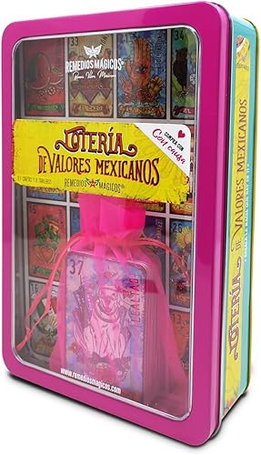 Miniatura 7 de Deluxe Mexican Loteria como se ve en Shark Tank México - Set de bingo mexicano - La forma más divertida de aprender valores y español (Lotería de