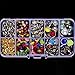 Variety Box/lot Multicolor Pearl Brads Scrapbooking Card Making Mini Brad 4.5mm-12.5mm