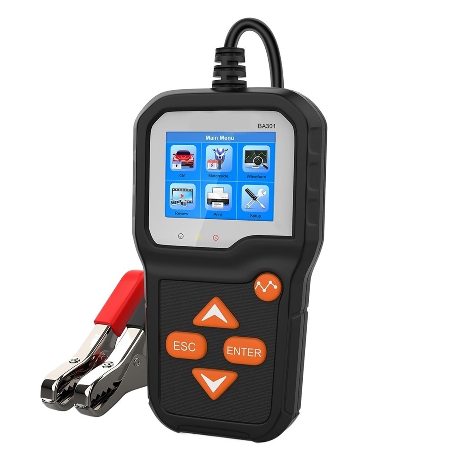 Probador De Batería De Coche 12V 6V Prueba De Arranque De Motocicleta 2000 CCA Cargador De Baterías De Barco Herramientas Automotrices Circuito Analizador