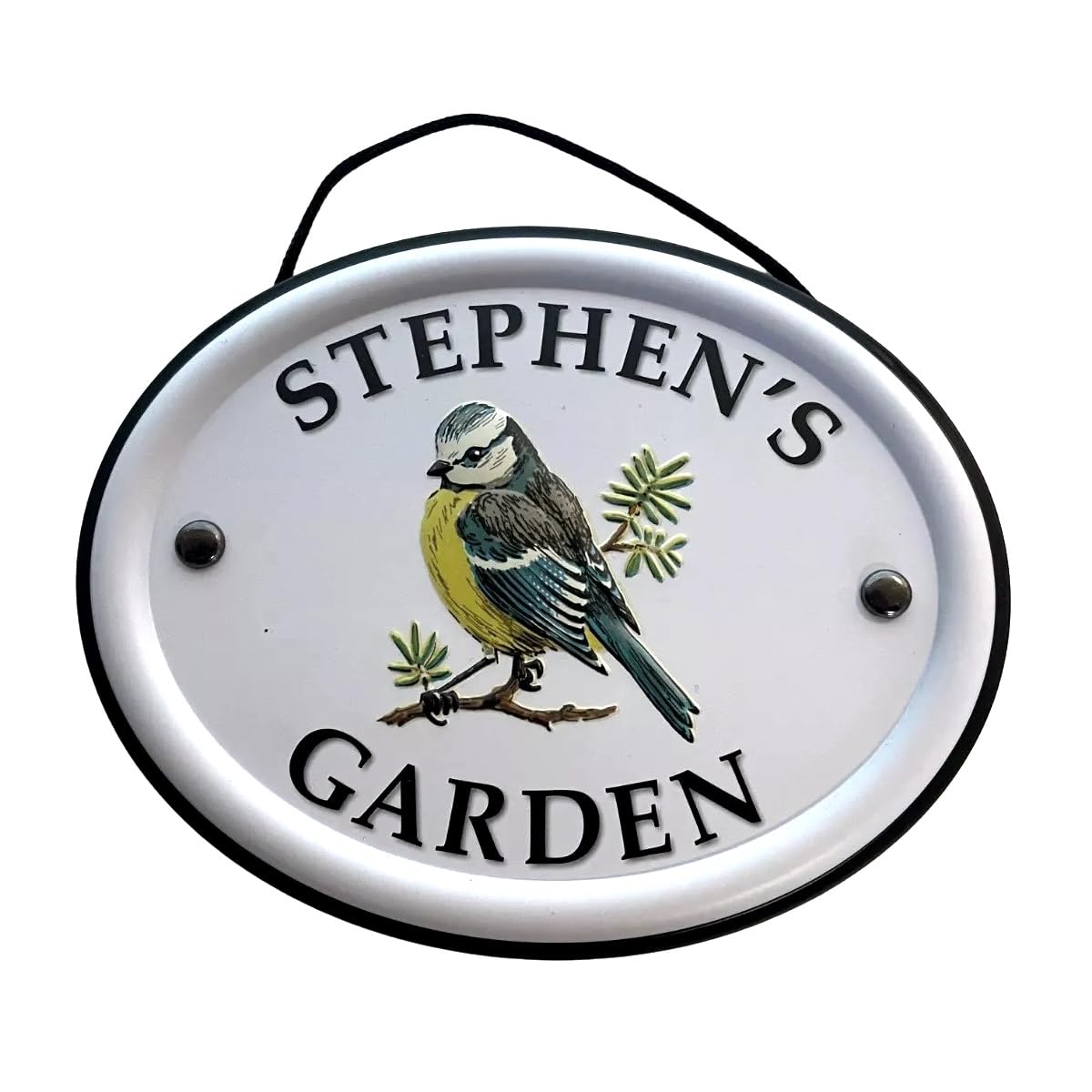 Panneau de jardin personnalisé Stephen's Garden en métal pour vos espaces de détente nature
