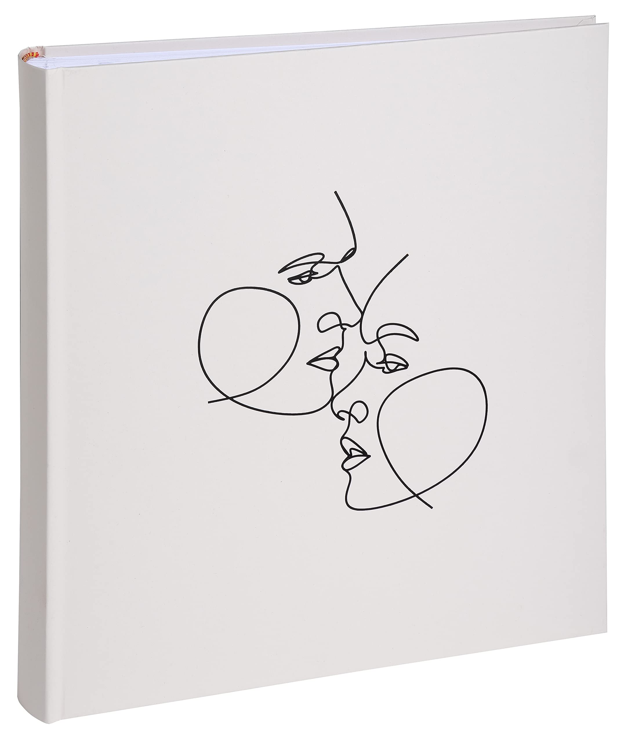 Exacompta - Ref. 16079E - ART book photo album - 300 photos - 60 blank pages - size 29 x 32 cm - matte ivory imitation leather cover with shiny marking