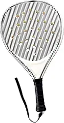 oshhni Raquete de tênis de paddle com eva espuma núcleo de espuma leve padel raquete de fibra de carbono superfície para homens juniores feminino treinamento