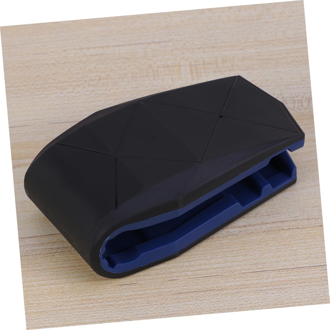 Hemobllo Supporto Cellulare Auto Clip a Coccodrillo Multiuso in Plastico Blu, Portacellulare Compatto e Pratico per Cruscotto e Ufficio