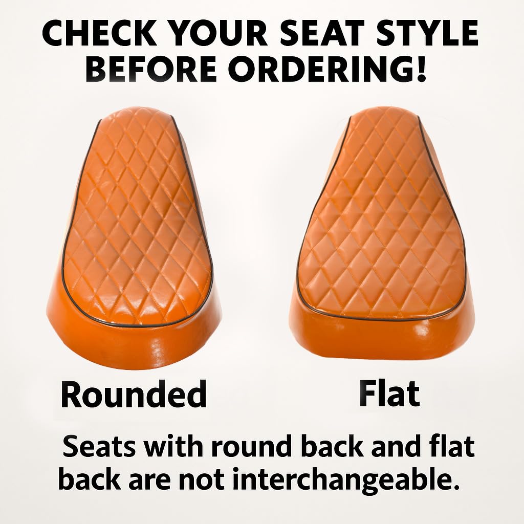 ★スタンダードMiniクッションbrown Amazon.com: JMCHstore Brown Diamond Stitch Retro Mini bike Seat