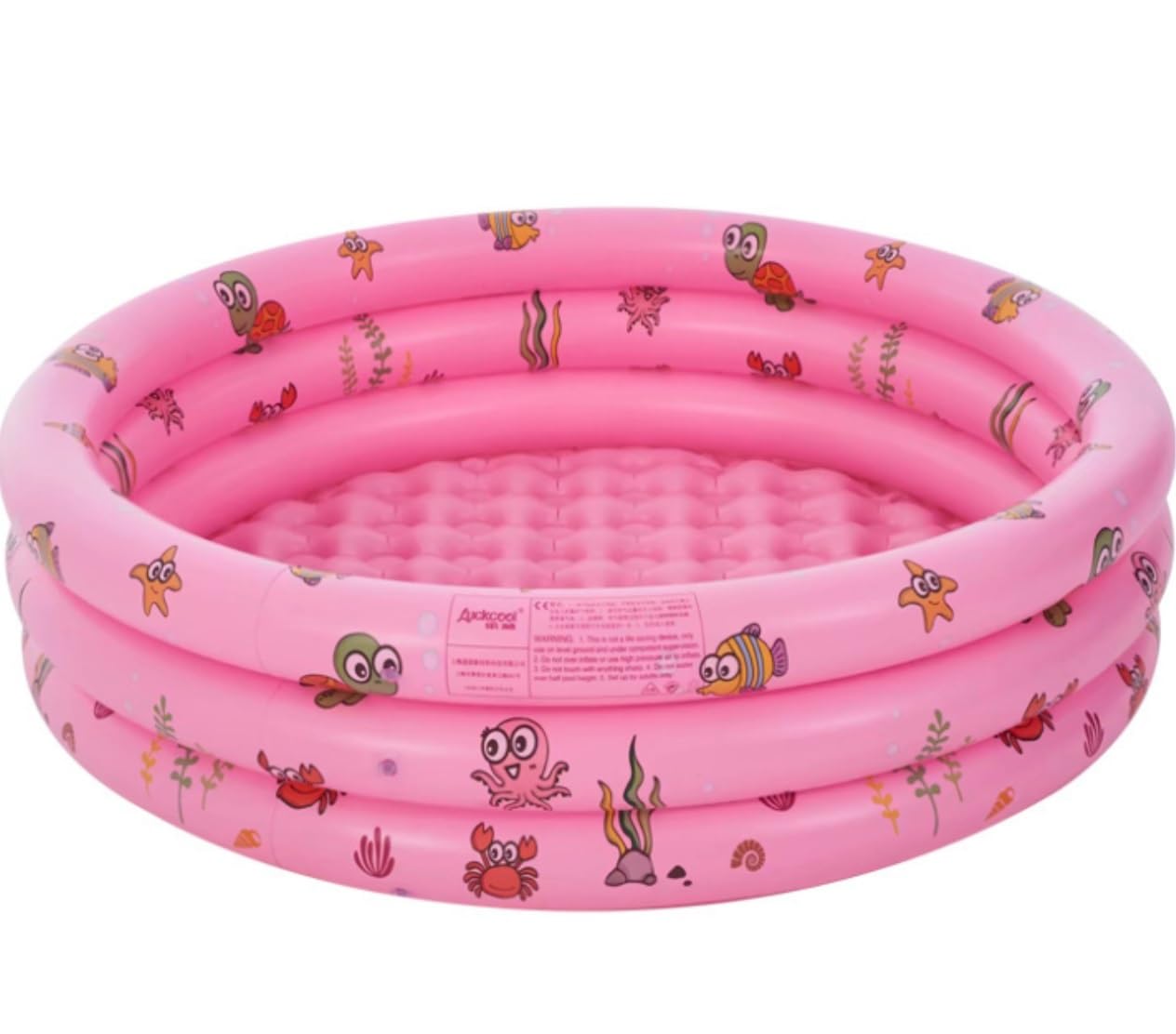 TOTIKI Paddling Pool Inflatable Swimming Pool Round Printing Fishing For Garden And Backyard Thickening Beach Toy Garden