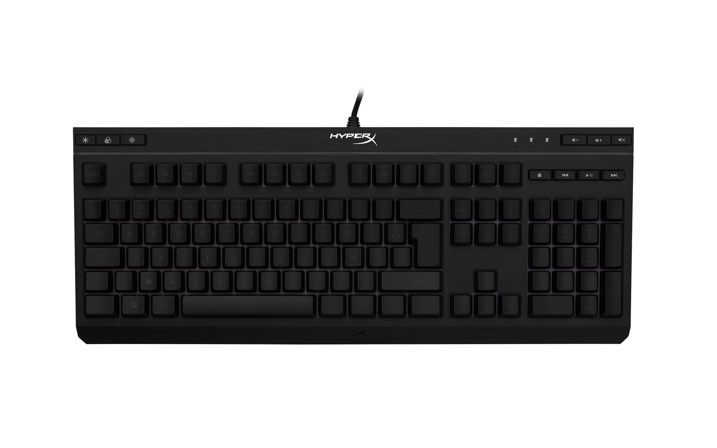 HyperX Alloy Core RGB, Tastiera da Gaming Cablata, 6 Effetti di Luce e 3 Livelli di Luminosità, Telaio di Plastica Rinforzata, Tasti Morbidi e Silenziosi, Resistente all'Acqua, Blocco Tastiera, Nera