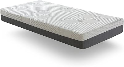 DORMISSIMO Matelas 90X190 Draco Latex Épaisseur 20 CM déhoussable, Noyau en Latex 100%