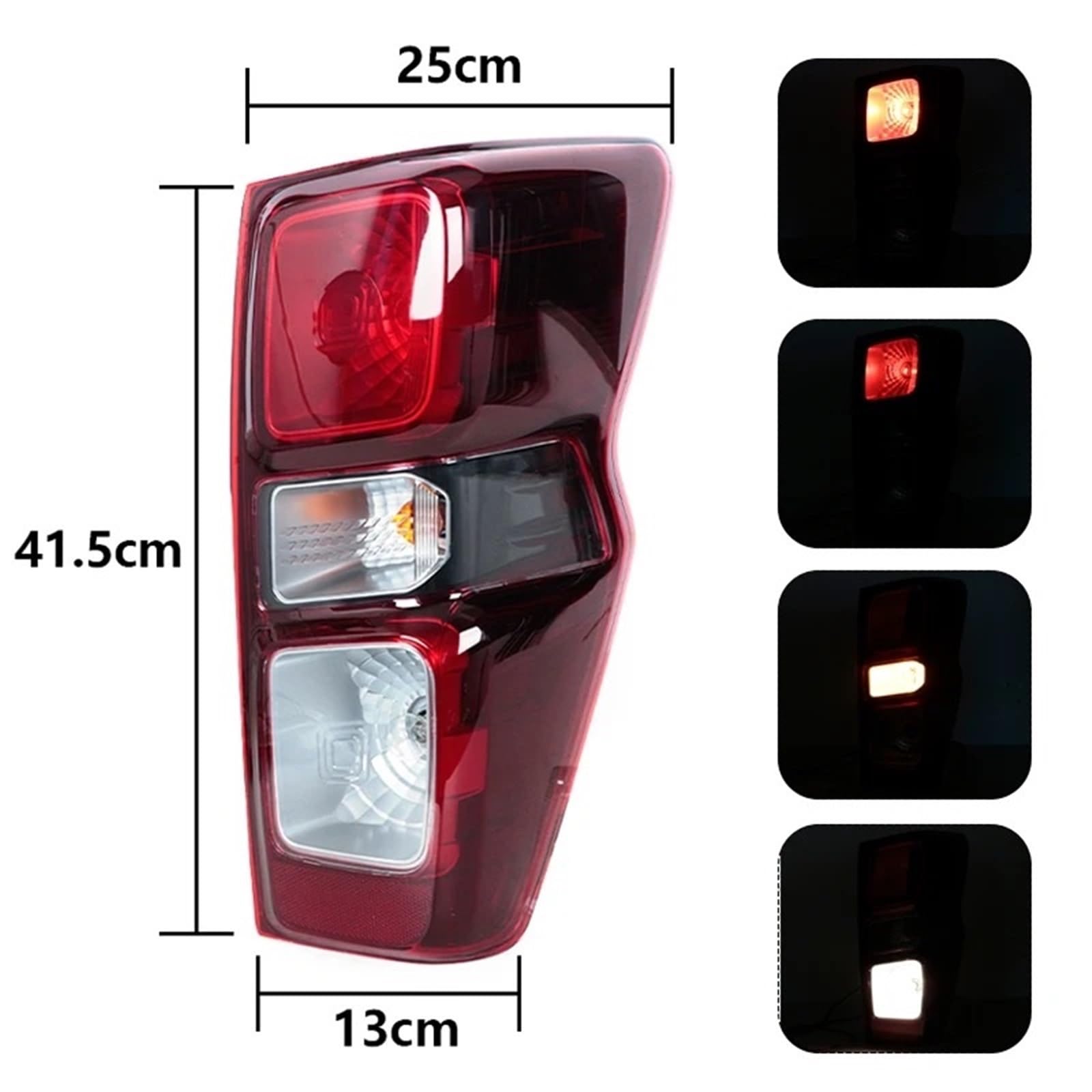 Piloto Trasero Kit Para Isuzu Para DMax Para D-max Pickup 2020 2021 2022 Luz Trasera Asignación Montaje Señal Freno Accesorios Coche