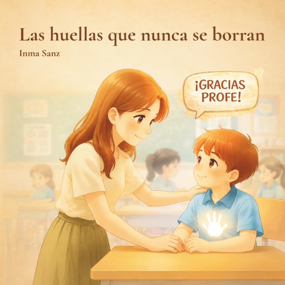 Las huellas que nunca se borran: Un cuento de agradecimiento para maestras y maestros