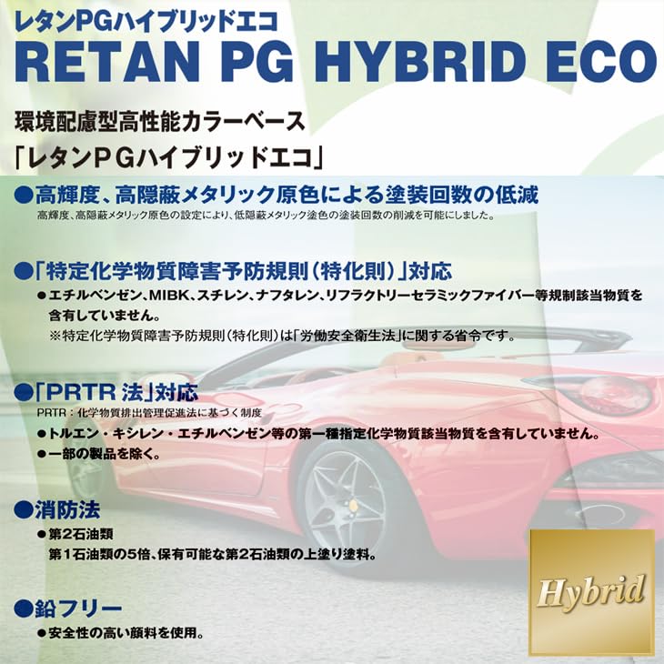 Amazon | 関西ペイント レタンPG ハイブリッド エコ 原色 208 サン
