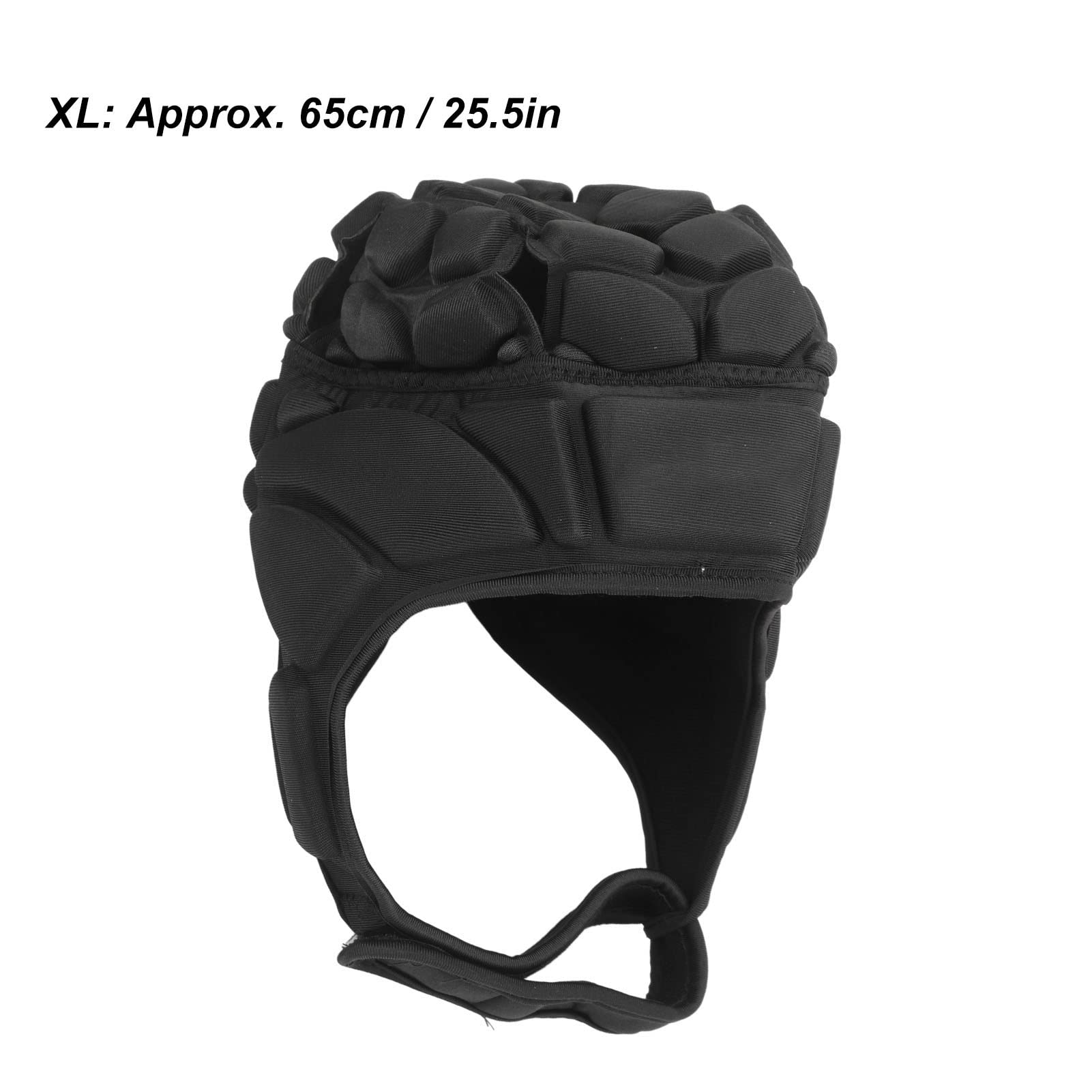 Protector de Cabeza de Gorra de Rugby, Previene Colisiones Casco de Portero de EVa Protector Suave Profesional con Rejillas de Ventilación para Fútbol(SG)