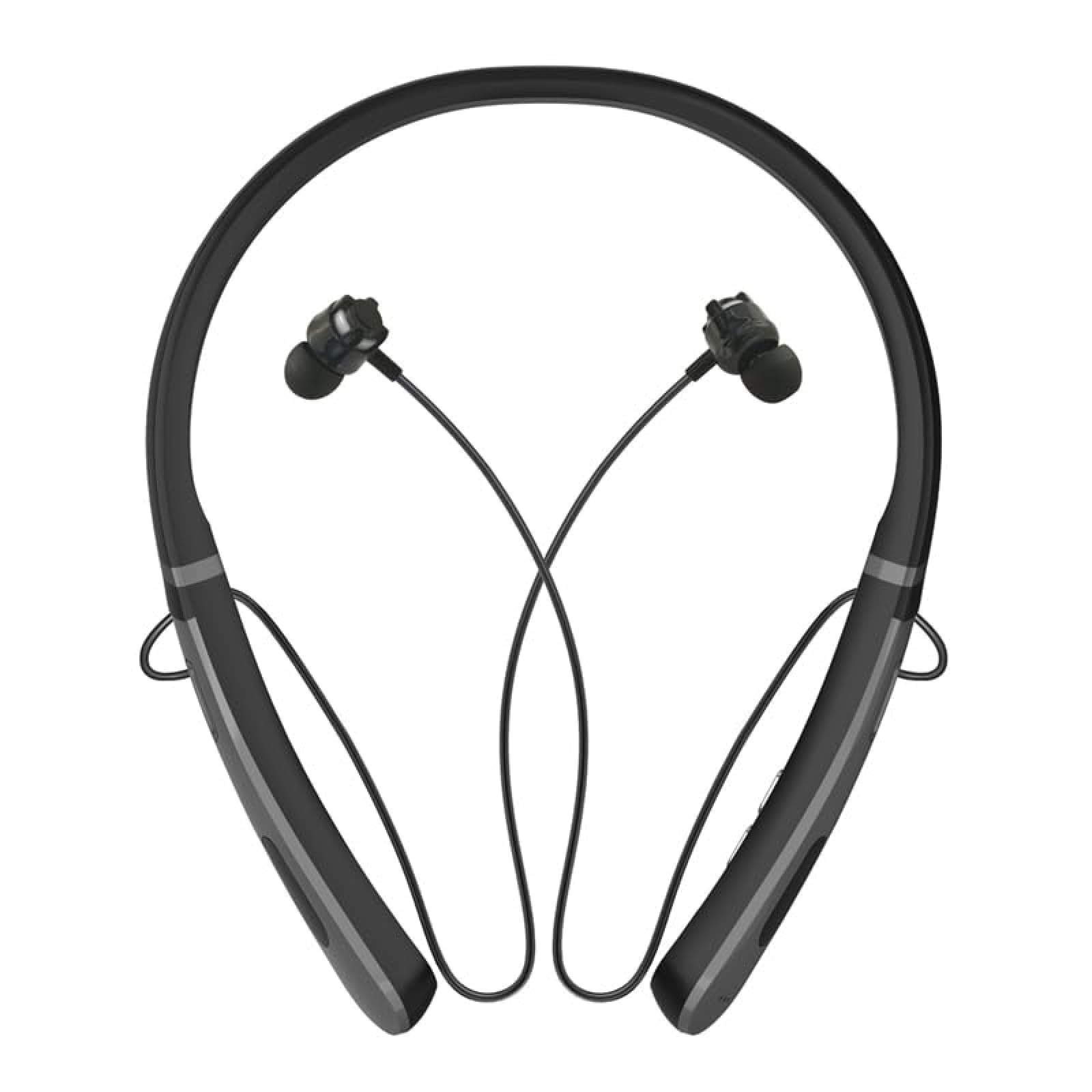 Amplificatore per udito professionale da collo e cuffie Bluetooth in uno; ambiente di amplificazione del rumore più forte, ideale per anziani o persone con problemi di udito