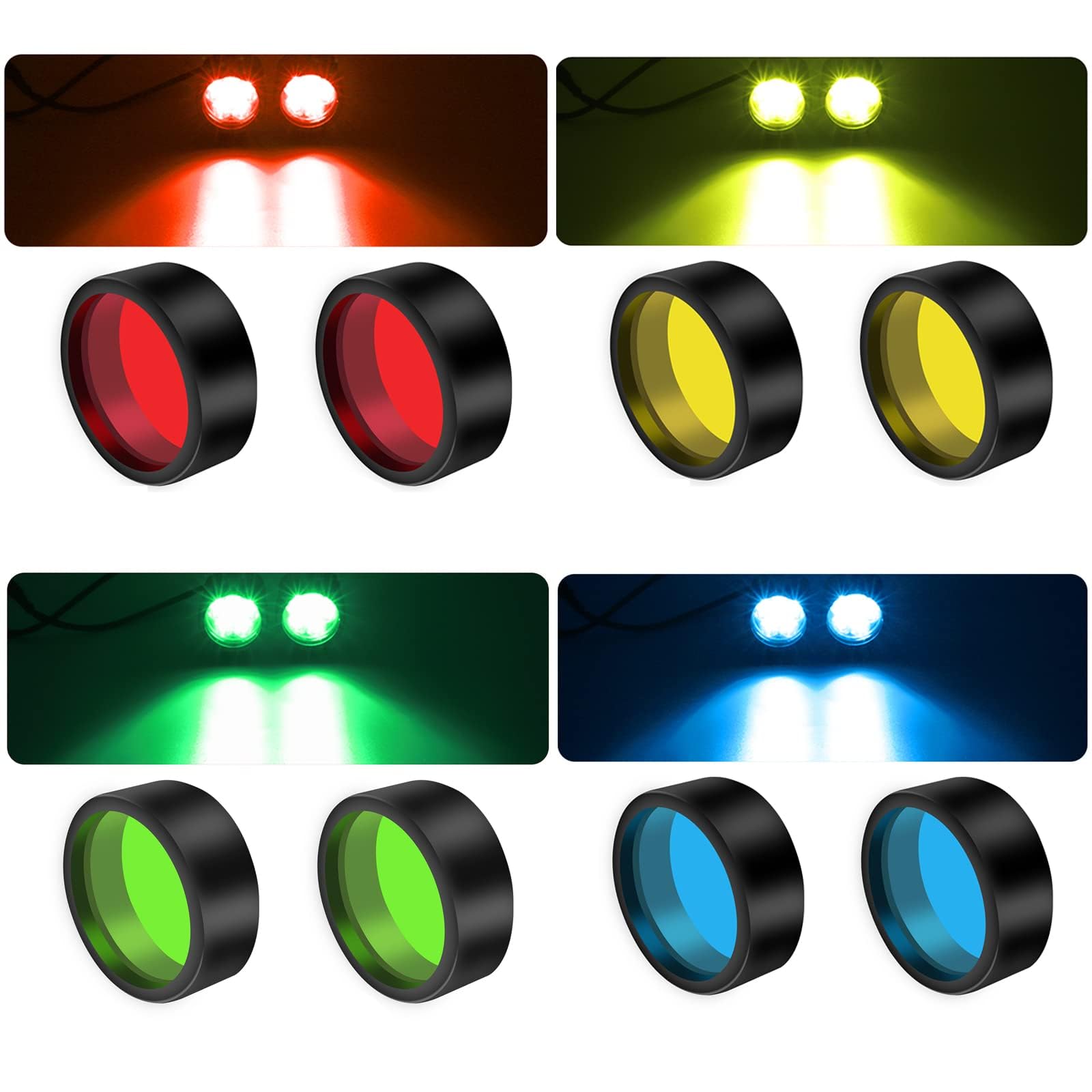 Amazon | Aoling バイク フォグランプ レンズカバー、レンズカバー led